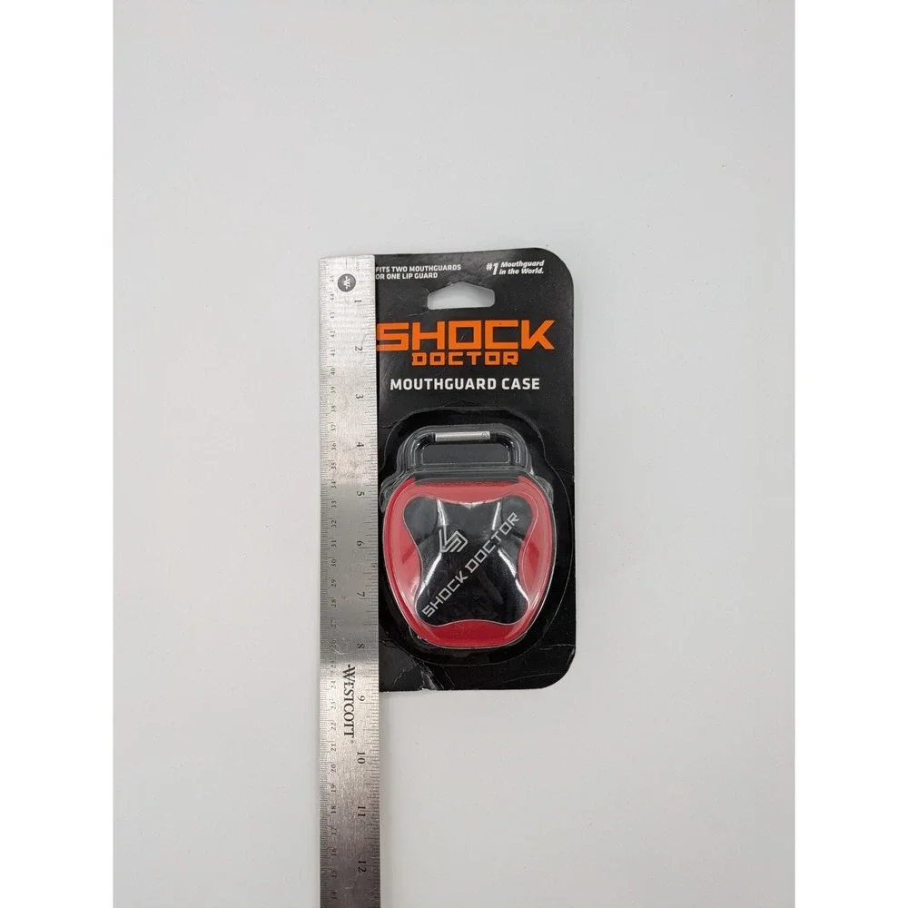 Mouth Guard Case, Ventilated, Universal Storage for Mouthguard Red Quick‎ Dry